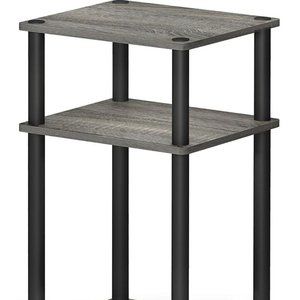 Furinno 3-Tier End Table / Side Table / Night Stand / Bedside Table with Plastic